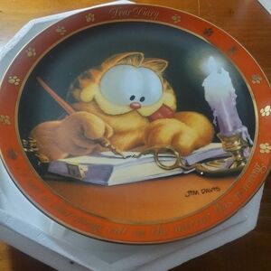 Vintage Garfield plate 1978 By Jim Davis